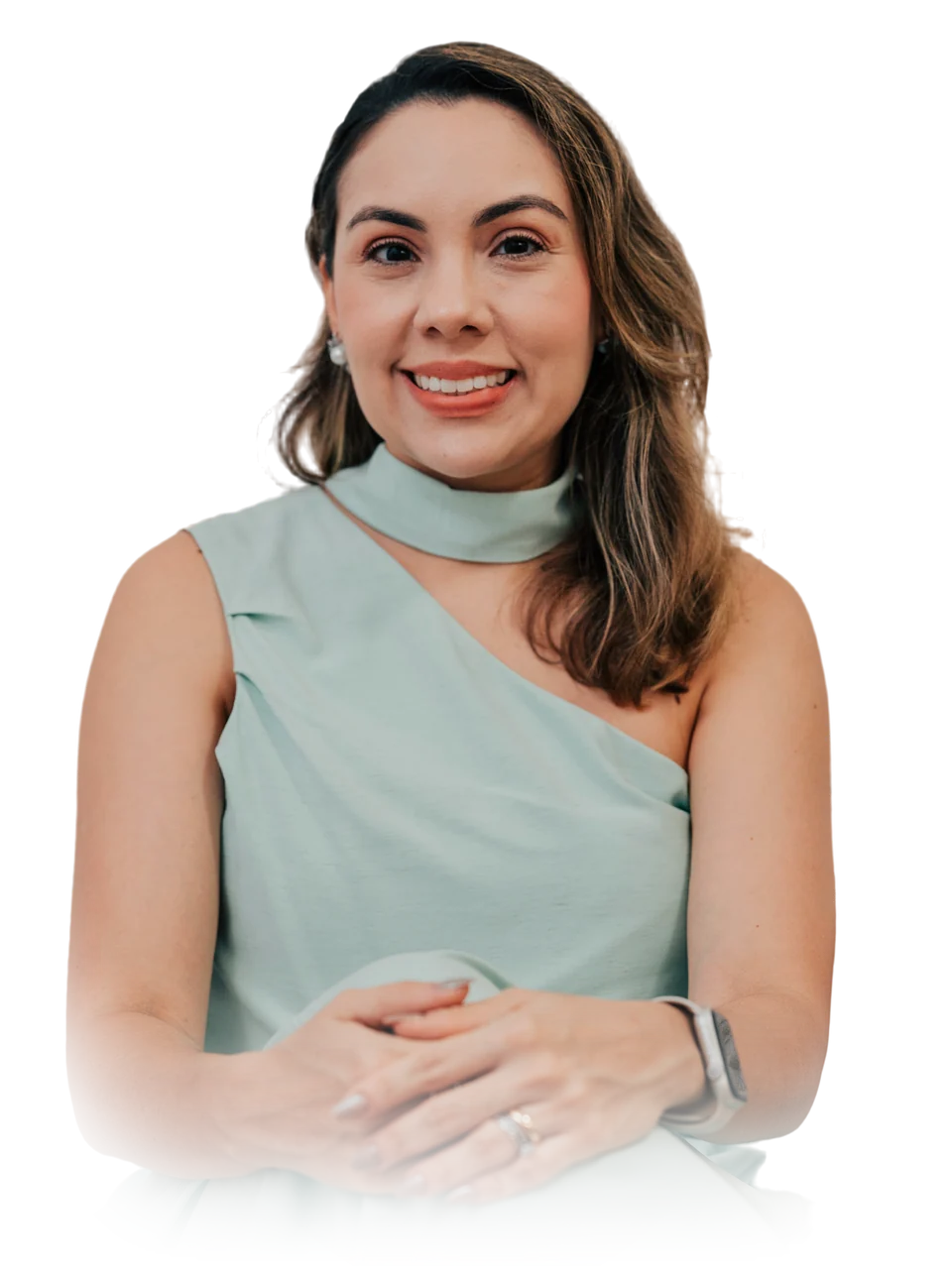 Brenna Damasceno, fundadora e supervisora da clínica, sorrindo